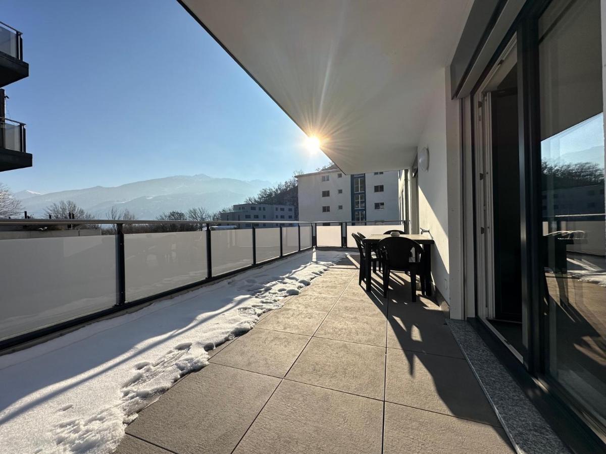 Appartement Aux Bons Matins de Gégé à Grimisuat Extérieur photo